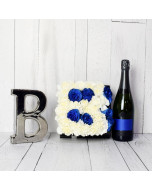 “It’s A Boy!” Champagne & Flower Box