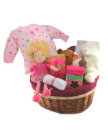 The Pink Baby Girl Gift Basket