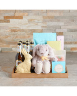 Easter Beer & Snacks Basket, beer gift, beer, plush gift, plush, chocolate gift, chocolate, candy gift, candy, gourmet gift, gourmet