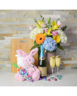 Easter Flowers & Champagne Gift Set