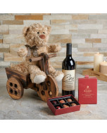 Beary Dear to Me Gift Set, Valentine's Day gifts, wine gifts, chocolate gifts