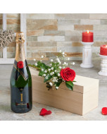 Rose Box Experience, Valentine's Day gifts, sparkling wine gifts, roses