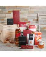 Truffles & Liquor Gift Crate, Valentine's Day gifts, liquor gifts, truffles