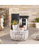 Good Fortune Kosher Gift Basket, kosher gift, kosher, nuts gift, nuts, plant gift, plant, USA delivery