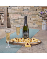 Hamantaschen Cookie Dish & Champagne, sparkling wine gift, sparkling wine, champagne gift, champagne, kosher gift, kosher, purim gift, purim, USA delivery, Set 27819-2024