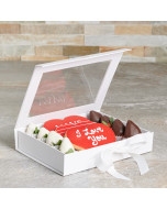 Perfectly Sweet Valentine’s Gift Set, Valentine's Day gifts, chocolate covered strawberries