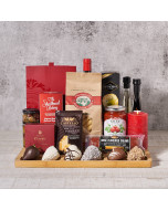 Romance in Italy Gift Basket, Valentine's Day gifts, chocolate covered strawberries, wine gifts