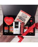 Romantic Beer & Treat Gift Basket