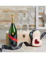 Fizzy Fun Gift Box, Valentine's Day gifts, sparkling wine gifts, cookie gifts