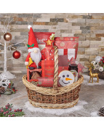 Jubilant Snacking Gift Basket, christmas gift, christmas, chocolate gift, chocolate, Canada delivery, USA delivery