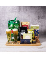 Heineken Heaven Keg Set, beer gift sets, gourmet gifts, heineken, beer keg, beer, chocolate, pretzels, peanuts, snacks, 