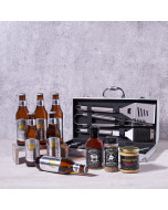Deluxe Barbeque Tool Gift Basket with Beer!, gift baskets, gourmet gifts, gifts, beer