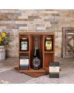 Kosher Champagne & Sweet Treat Box, champagne gift, champagne, sparkling wine gift, sparkling wine, kosher gift, kosher, chocolate gift, chocolate, USA delivery