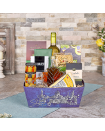 Kosher Wine & Pasta Tray, wine gift, wine, kosher gift, kosher, chocolate gift, chocolate, cheese gift, cheese, pasta gift, pasta, USA delivery