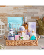 Lavender Easter Spa Gift Basket