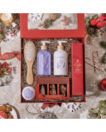 Lavender Holiday Relaxation Box, spa gift, spa, chocolate gift, chocolate, christmas gift, christmas, USA delivery