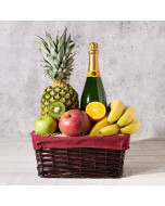 Fruits Gift Baskets, fruit, Champagne Gift Basket, Set 23829-2021, champagne, champagne gift basket delivery, delivery champagne basket, fruit basket canada, canada fruit basket, toronto