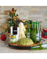 Deluxe Holiday Beer & Cheese Ball Gift Set