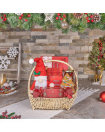 Santa’s Seafood Gift Basket, seafood gift, seafood, chocolate gift, chocolate, salmon gift, salmon, USA delivery