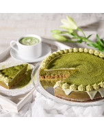 Large Matcha Cheesecake, Cheesecakes, Baked Goods, Gourmet Cheesecakes, USA Delivery