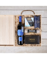 Wine and Cheese Crate, Wine Gift Baskets, Gourmet Gift Baskets, Gourmet Gift Crate, USA Delivery