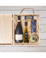 Wine Lovers Gift Box, Wine Gift Baskets, Gourmet Gift Baskets, Gourmet Gift Crate, USA Delivery