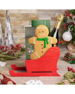 Treats & Champagne Sleigh Gift Basket, champagne gift, champagne, sparkling wine gift, sparkling wine, christmas gift, christmas