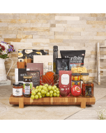 Ultimate Kosher Sweet, Salty & Champagne Gift Set, champagne gift, champange, kosher gift, kosher, chocolate gift, chocolate, fruit gift, fruit, USA delivery