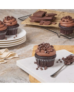 Vegan Chocolate Cupcakes, cupcake gift, cupcake, vegan gift, vegan, dessert gift, dessert, Canada delivery, USA delivery