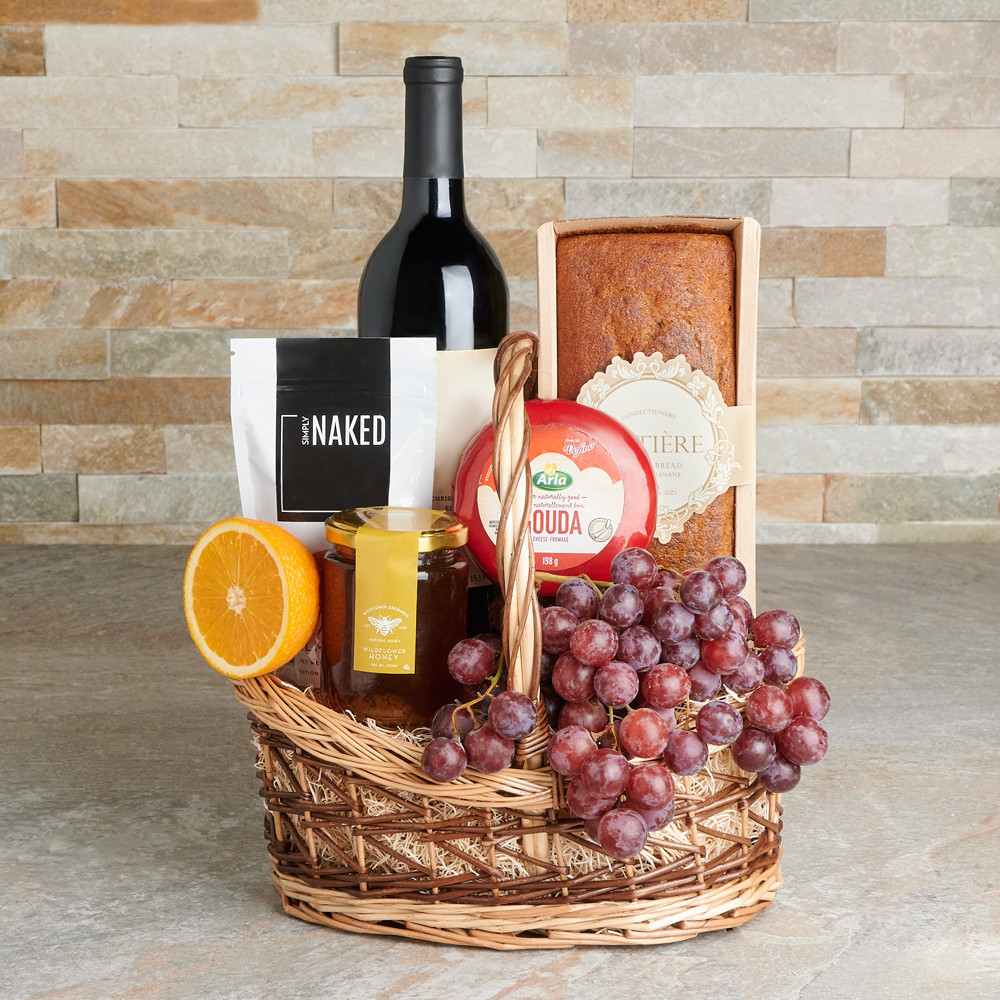 Christmas Cuddles Wine Gift Set - wine gift basket – USA delivery