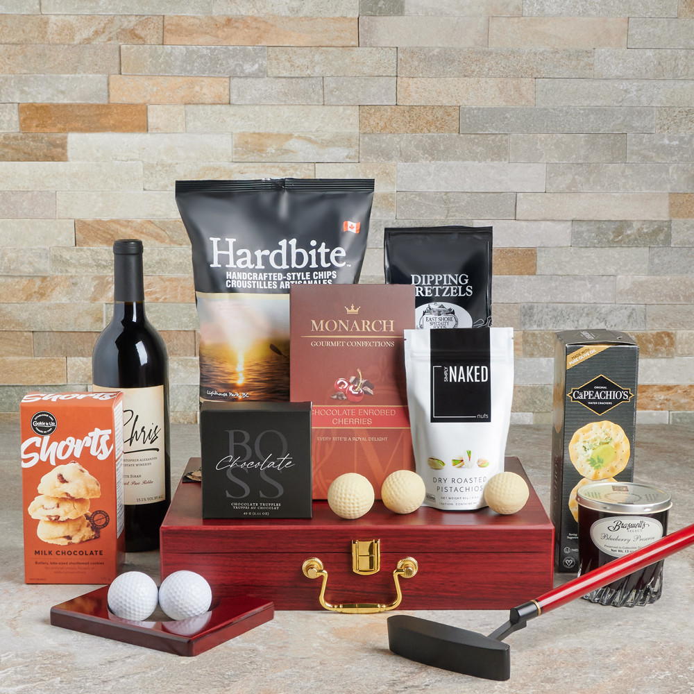 Ultimate Chocolate & Golf Lover's Gift – Gourmet gift baskets – Canada  delivery – US delivery