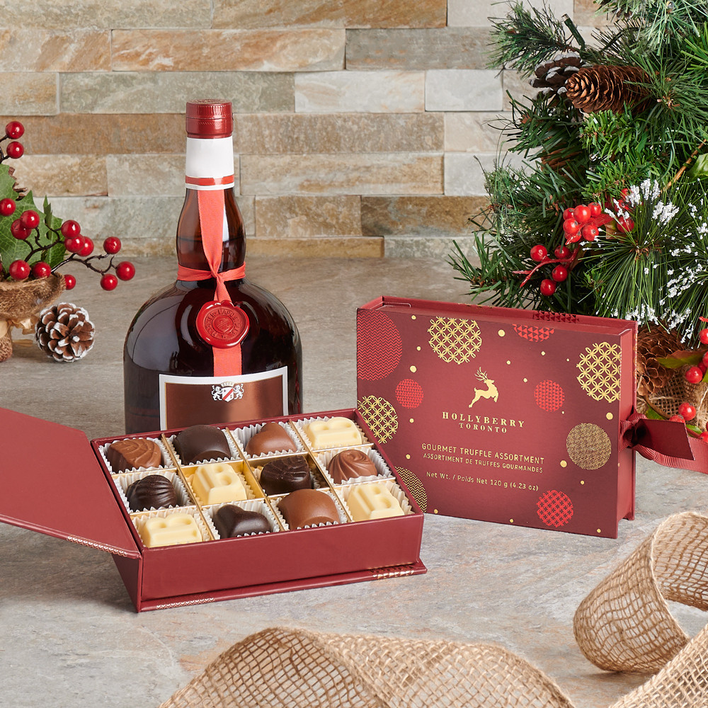 Festive Sparrow & Liquor Christmas Gift – Christmas gift baskets