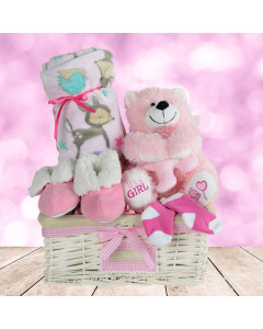 A Basket for a Baby Girl