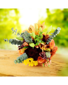 Fall Harvest Comfort Floral Arrangement