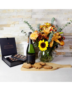 Thanksgiving Champagne & Sweets Gift Set