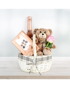 Bear & Bubbly Valentine’s Gift Basket