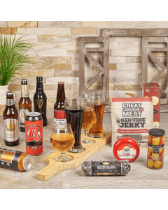 Appetizing Beer Flight Gift, beer gift, beer, beer flight gift, beer flight, charcuterie gift, charcuterie