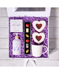 Delectable Sweet Treats Gift Box, chocolate gift, gourmet gift, spa gift, mother's day, mother's day gift