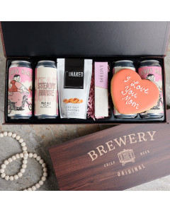 Snacks & Craft Beer Gift Basket for Mom