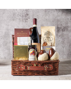 The Distinctive Chocolate Pear Gift Basket, Gourmet Gift Baskets, Wine Gift Baskets, USA Delivery