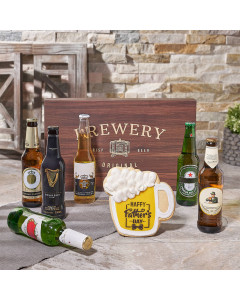 Cheers to Dad Beer & Cookie Gift, father's day gift baskets, gourmet gifts, gifts, beer, father's day