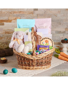 Chocolate Bunny Gift Basket, easter gift, easter, chocolate gift, chocolate, candy gift, candy, gourmet gift, gourmet