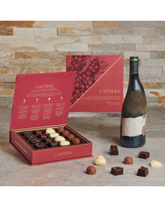 Chocolate & Wine Truffle Duo Gift