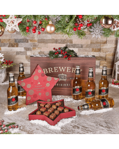 Christmas Chocolates & Beer Set, christmas gift, christmas, beer gift, beer, chocolate gift, chocolate, Canada delivery