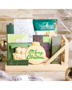 Christmas Tea & Cookies Gift Set, christmas gift, christmas, holiday gift, holiday, gourmet gift, gourmet, chocolate gift, chocolate