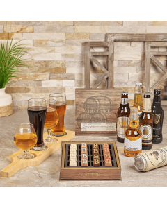 Decadent Truffle & Beer Flight Gift, beer gift, beer, beer flight gift, beer flight, chocolate gift, chocolate