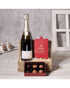 Irresistible Delight Champagne Gift Box, Valentine's Day gifts, sparkling wine gifts
