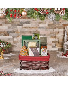 Festive Feast of Holiday Treats Gift Basket, christmas gift, christmas, chocolate gift, chocolate, cookie gift, cookie, USA delivery