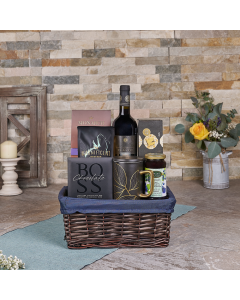 Happy Hanukkah Wine & Treats Gift Set