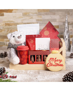 Holiday Husky Sleigh Gift Set